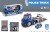 Boczny profil lawety WOOPIE City Truck — detal naklejek policyjnych i logo producenta