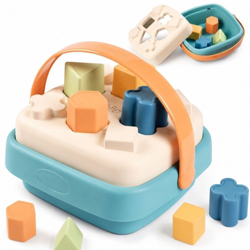 SMOBY Little Green – sorter w koszyku z bioplastiku