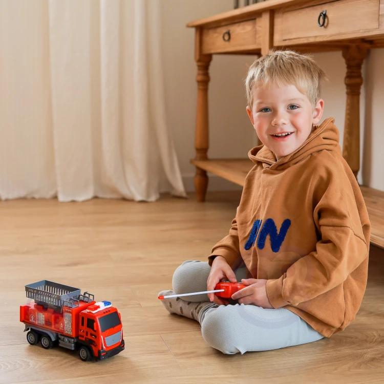 Szczegół drabiny podnośnika WOOPIE — wysięgnik częściowo wysunięty, mechanizm i stopnie widoczne z bliska