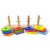 Pokrywka skrzynki VIGA z widocznym zapięciem — solidne zamknięcie do bezpiecznego przechowywania klocków w zestawie