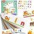 Puzzle Alfabet Montessori TOOKY TOY 57 el. 51 — kolorowe literki rozłożone na jasnej planszy