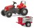 Perspektywa z przodu — maska, grill i przednie koła traktora Rolly Toys RollyJunior RT w detalu