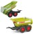 Przyczepa wywrotka Rolly Toys CLAAS — widok z boku pokazujący skrzynię i mechanizm wywrotu