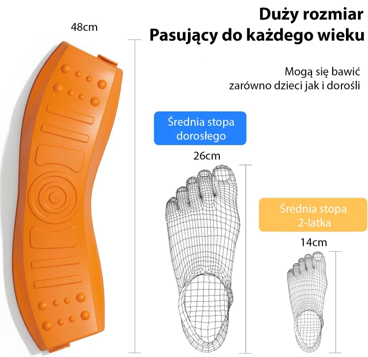 Moduły WOOPIE ułożone w prostą linię — alternatywna konfiguracja ścieżki sensorycznej i przejścia