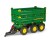 Rolly Toys Rolly Multi Trailer — Przyczepa wywrotka Rolly Multi John Deere, widok z przodu i zaczepem