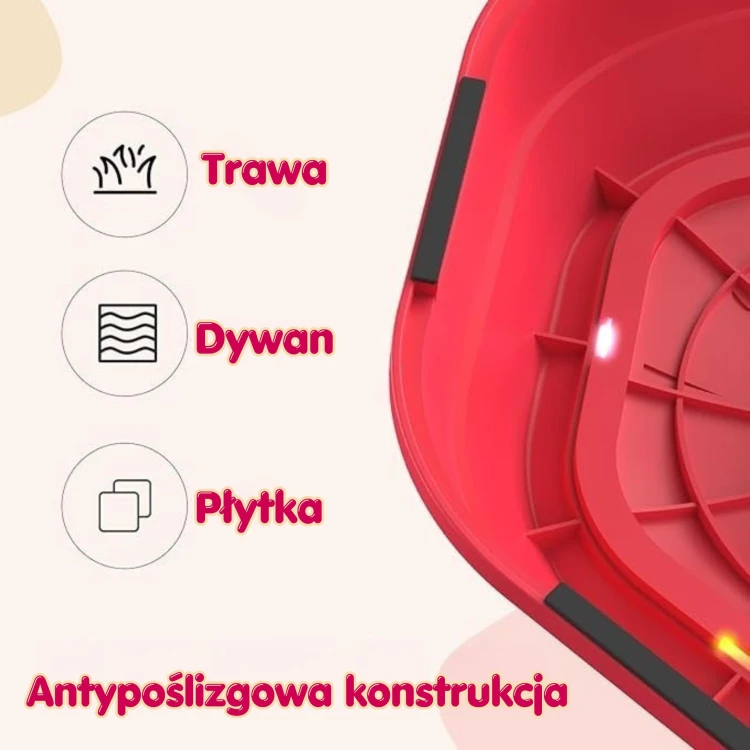 Widok z góry na zestaw 5 kamieni WOOPIE o różnych kształtach i kolorach