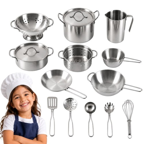 CLASSIC WORLD EDU Stalowe akcesoria kuchenne