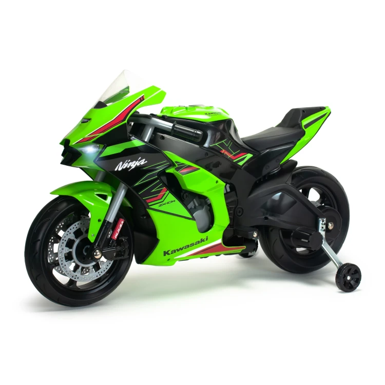 Tył motocykla INJUSA Kawasaki Ninja — widok z perspektywy tyłu z widocznym siedziskiem i światłem