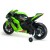 Zbliżenie na napis Kawasaki Ninja na owiewce motocykla INJUSA — widoczna grafika i kolorystyka lakieru