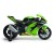 Podświetlony panel sterowania motocykla INJUSA Kawasaki Ninja — czytelne wskaźniki i przełączniki