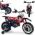 INJUSA Motor Elektryczny Repsol 6V — czerwony pojazd dziecięcy z szeroką kierownicą i realistycznym designem