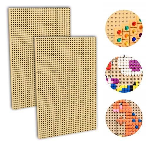 Tablica Naukowa Kreatywna STEM MASTERKIDZ — zestaw 2 sztuki z panelem montażowym 120x80 cm