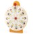 Opakowanie i zawartość Drewnianej Tablicy Ściennej VIGA — komplet gotowy do montażu i nauki emocji