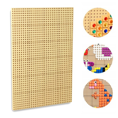MASTERKIDZ Panel ścienny Tablica Naukowa STEM 120x80 cm — pełny widok frontu z kolorowymi elementami do nauki i zabawy