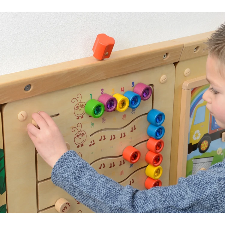 Szczegół na kształty i kolory elementów MASTERKIDZ — pomoc dydaktyczna przy nauce liczb i ilości