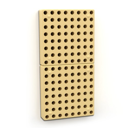 Panel ścienny Tablica Naukowa MASTERKIDZ 40x20 cm — widok frontalny z kolorowymi elementami STEM
