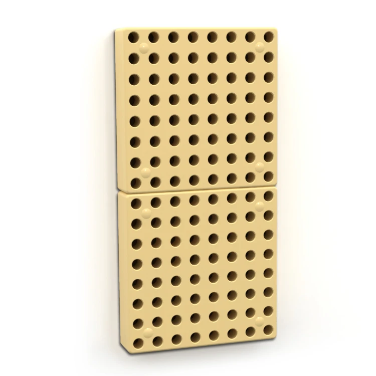 Panel ścienny Tablica Naukowa MASTERKIDZ 40x20 cm — widok frontalny z kolorowymi elementami STEM