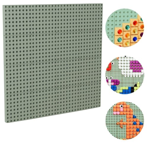 MASTERKIDZ panel ścienny — Tablica Naukowa STEM 80 x 80 cm na zewnątrz, widok frontowy