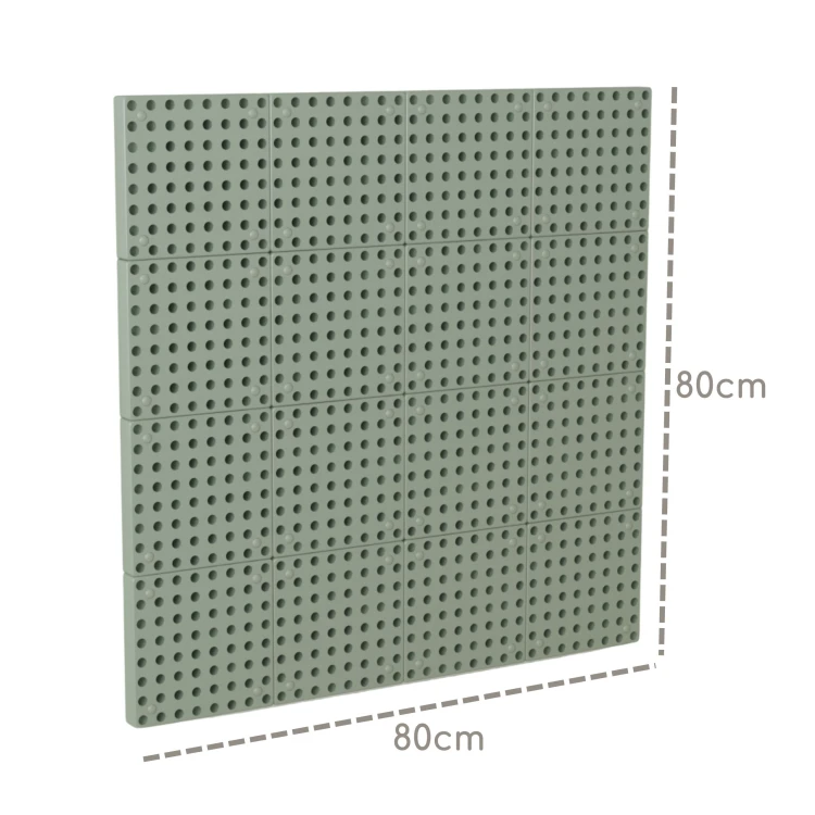 Kompozycja panelu 80 x 80 cm MASTERKIDZ — całościowy kadr pokazujący proporcje i skalę tablicy