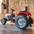 Tył pojazdu WOOPIE Farmer GoTrac - przestrzeń bagażowa i widok mocowania osi kół