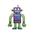 Zestaw Meli Minis Robot 3w1 wraz z instrukcją i planszą 69 × 48 cm ustawiony do prezentacji gotowych modeli.