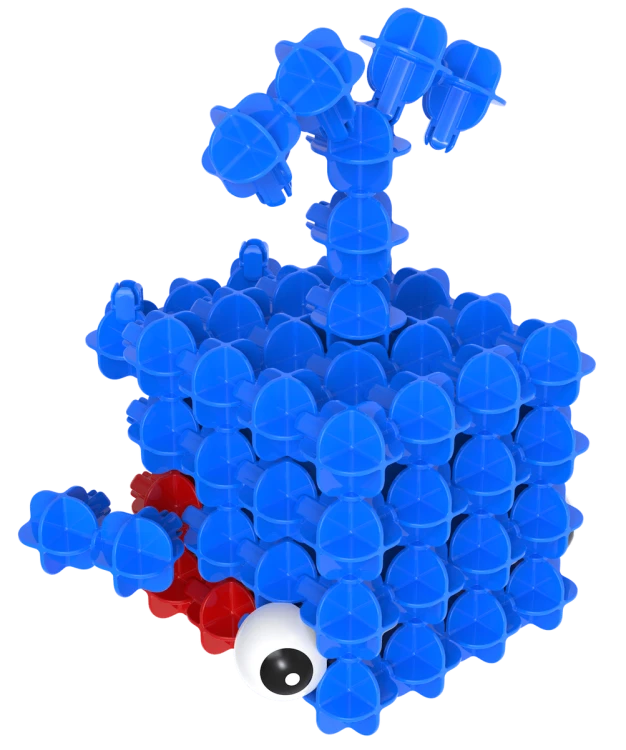 Klocki konstrukcyjne Molyka RED Box - elementy do kreatywnych konstrukcji