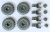Widok modelu zbudowanego z klocków Klix Cubes Gears 310 elementów Popular Playthings
