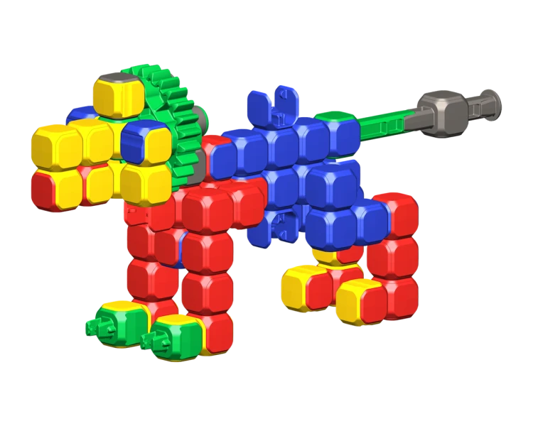 Klocki konstrukcyjne Klix Cubes Gears 310 el. - zestaw do kreatywnej zabawy