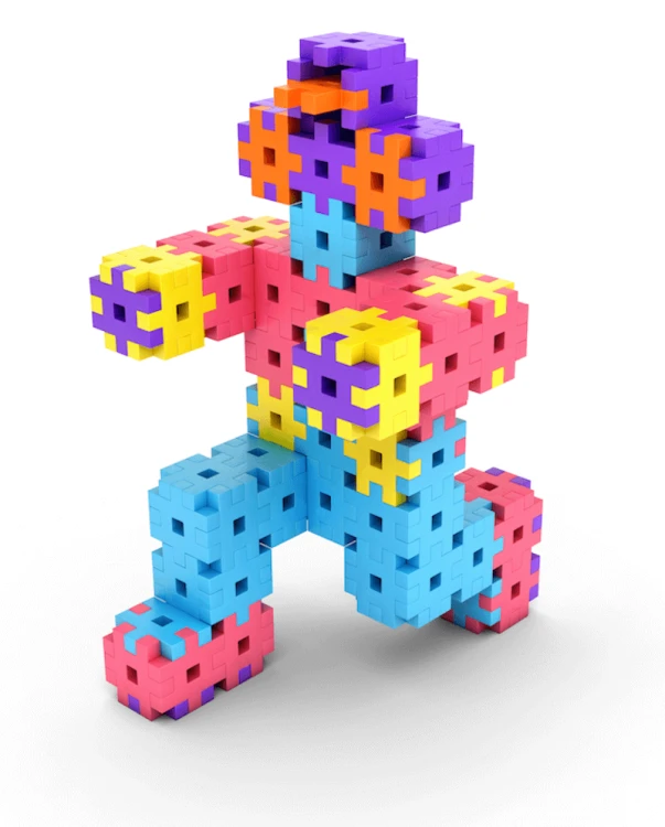 Porównanie elementów Meli Basic z płytą bazową Baseplate Basic — pokaz kompatybilności serii