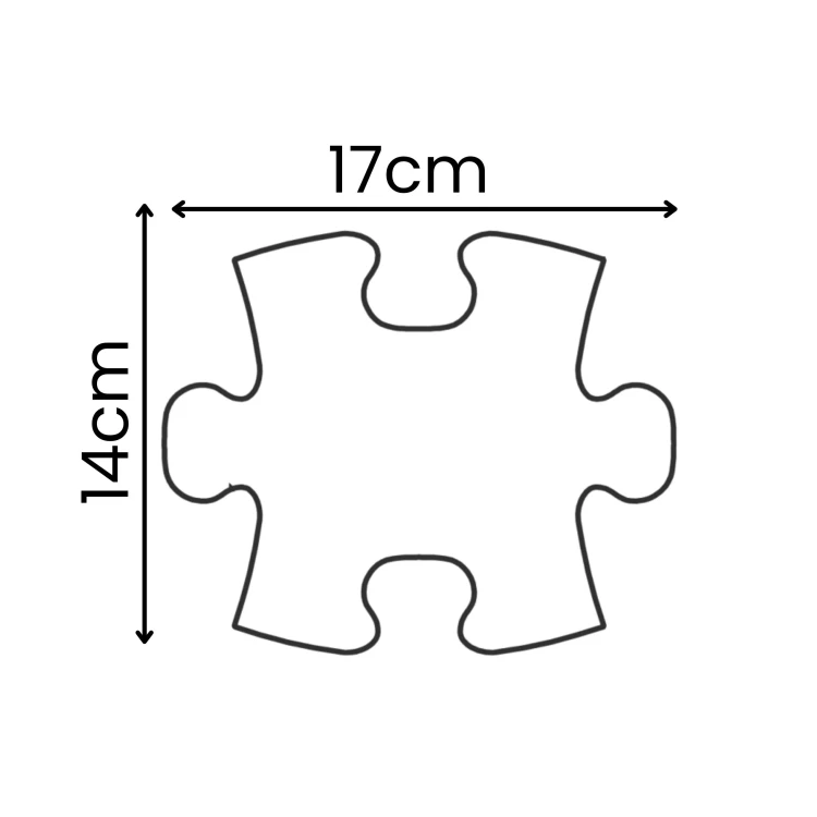 Detale nadruku i logo WOOPIE na panelu maty Sensorycznej Royal Puzzle — zbliżenie grafiki i krawędzi