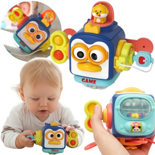 WOOPIE Pingwinek Montessori – piłka sensoryczna 6w1
