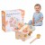Wbijak Pastelowy Motylek CLASSIC WORLD — zestaw Montessori 8 el. w drewnianej oprawie, widok całego kompletu