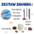 Wnętrze pudełka z instrukcją, narzędziami i formami do wykopalisk w zestawie Kopalnia Minerałów