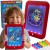 Magiczny tablet graficzny WOOPIE z neonowymi kolorami — widok frontu z aktywnym ekranem i żywym rysunkiem