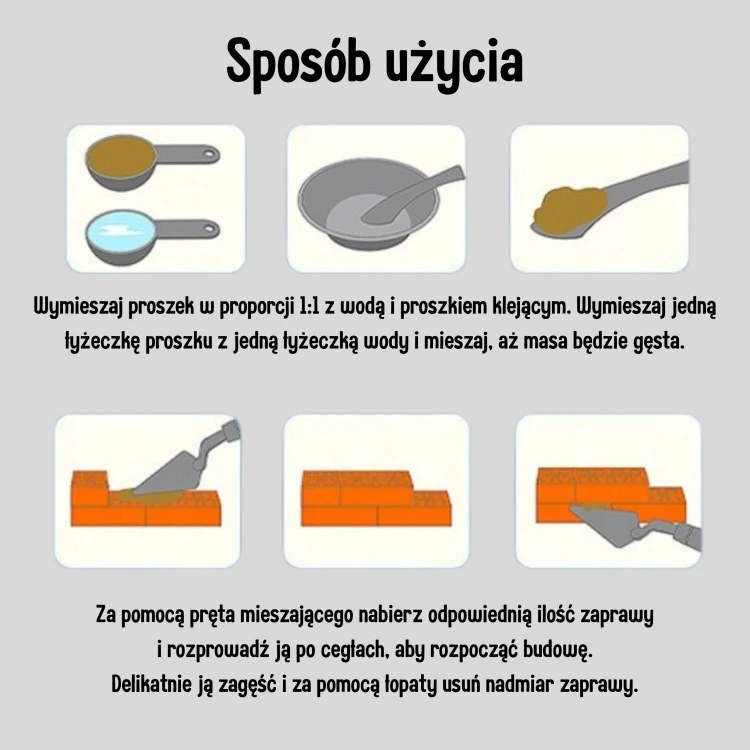 Pudełko i instrukcja zestawu Willa 357 WOOPIE - ujęcie od góry ukazujące wszystkie elementy w komplecie