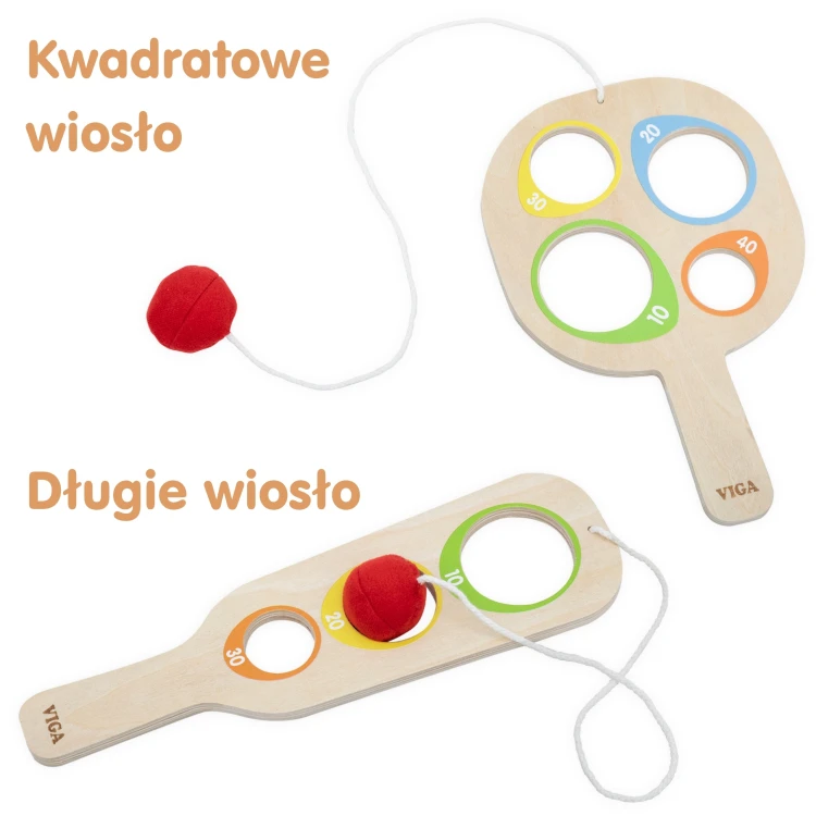 Detal krawędzi paletki i wykończenia drewna — widoczna faktura i zaokrąglone brzegi zestawu VIGA