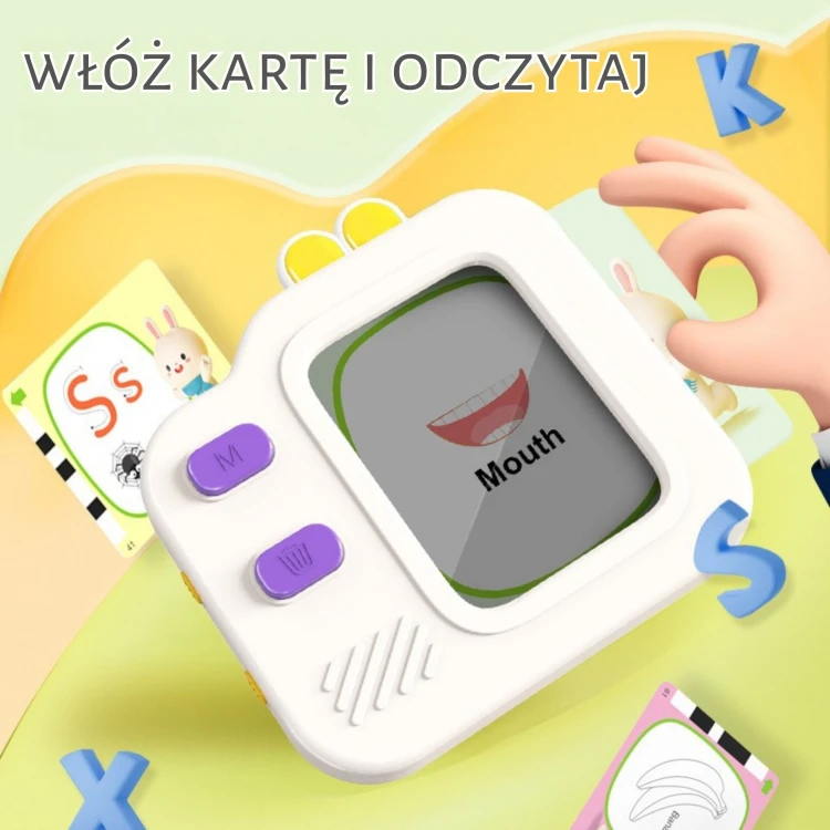 Widok tylny tabletu WOOPIE — sylwetka urządzenia i ogólny kształt pokazany na neutralnym tle dla oceny designu