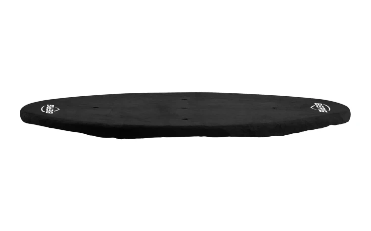 Pokrycie ochronne do trampoliny 270 cm BERG — widok rozłożonego pokrowca z mocowaniami