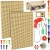 MASTERKIDZ Panele Montażowe STEM 2x 120x80 cm z akcesoriami — widok frontowy całego zestawu