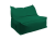 NC587 Kanapa pufa z oparciem bottle green bok.png