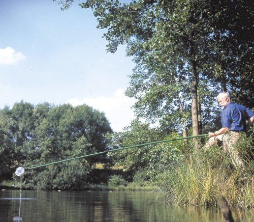 Drążek teleskopowy 145–500 cm do sit i siatek