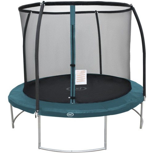 Trampolina Bostonn 244 cm z siatką zabezpieczającą marki AXI w ogrodzie