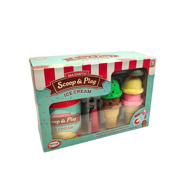 Zestaw Lodziarnia Scoop &amp; Play z elementami do serwowania lodów od Popular Playthings