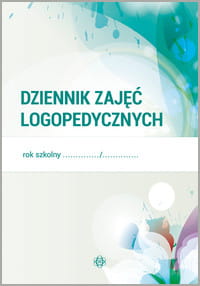 Dziennik zajęć logopedycznych Harmonia w formacie A4 z miękką oprawą na białym tle