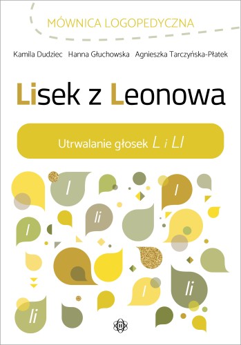 Lisek z Leonowa HARMONIA - okładka książki do utrwalania głosek L i LI