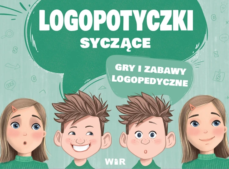 Logopotyczki syczące WIR – zestaw 27 gier logopedycznych do ćwiczenia wymowy głosek syczących