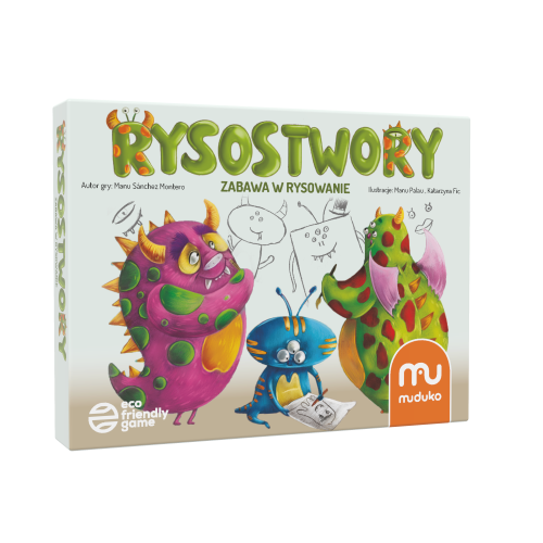 Gra Rysostwory MUDUKO - kreatywne karty do rysowania potworków