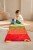Chodnik sensoryczny Akson — rozłożony na sali szkolnej, pokaz zastosowania w grupie i ćwiczeń równowagi