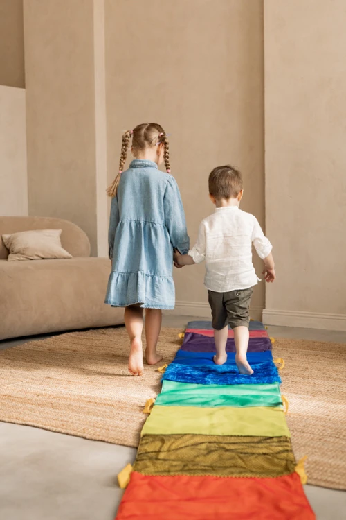 Pakowanie chodnika sensorycznego Akson — praktyczny pokrowiec do przechowywania i transportu 50 x 350 cm