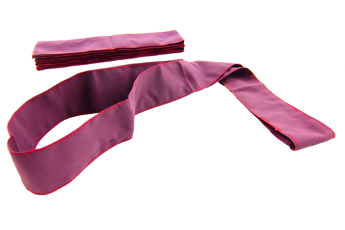 Szarfa gimnastyczna Akson 114 cm x 5,5 cm — fioletowa szarfa do ćwiczeń grupowych i zabaw